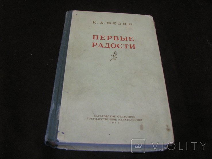 К.А. Федин. Первые радости