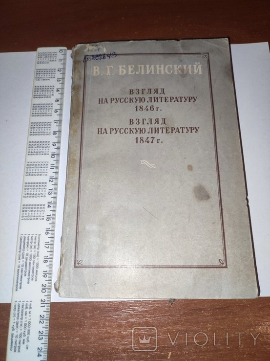 В.Г. Белинский. Взгляд на русскую литературу 18461847