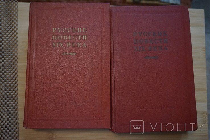 Русские повести XIX века в двух томах