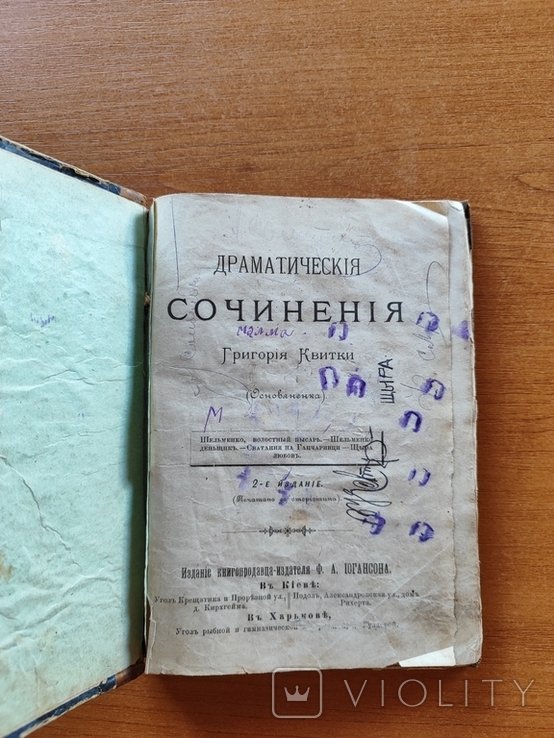 Г. Квитка. Сочинения