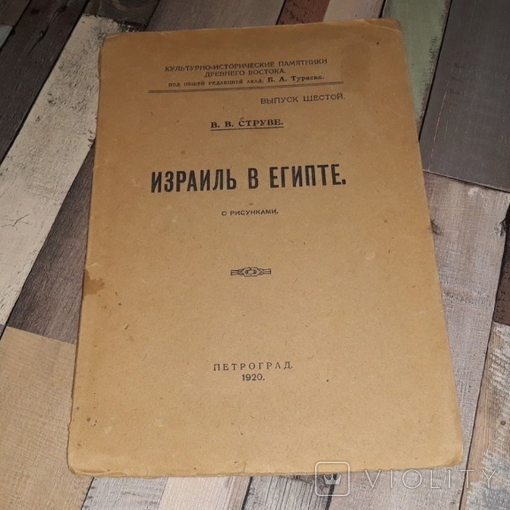 В.В. Струве. Израиль в Египте
