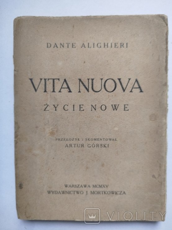 Д. Алигьери. Вита нова