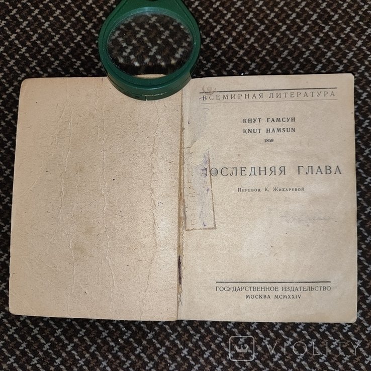 К. Гамсун. Последняя глава