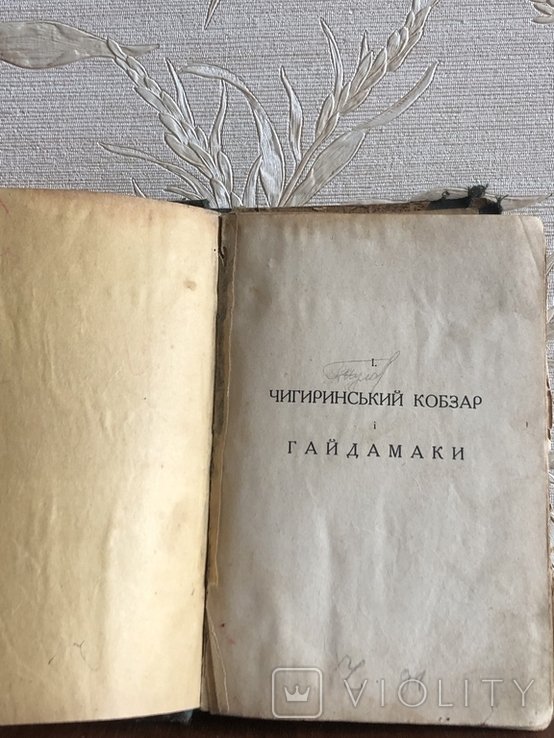 Т. Г. Шевченко. Чигиринский Кобзар