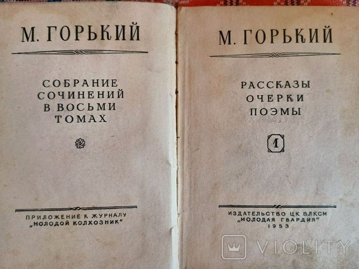 М. Горький. Рассказы, очерки, поэмы