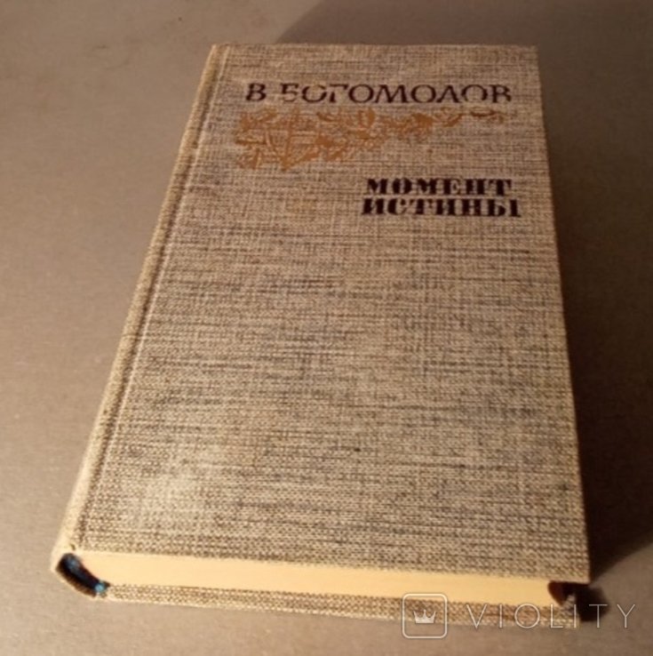 В. Богомолов. Момент истины
