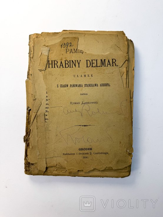 Р. Łасковський. Пам'ятник Графині Делмар