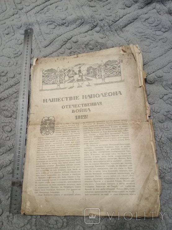 Н. Нашествие Наполеона
