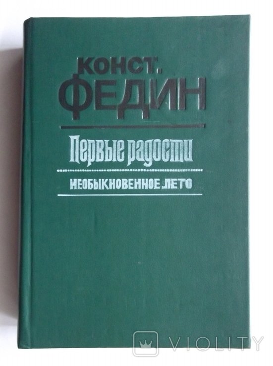 К. Федин. Первые радости, Необыкновенное лето