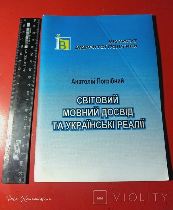 А.І. Погрібний. Мировой языковой опыт и украинские реалии
