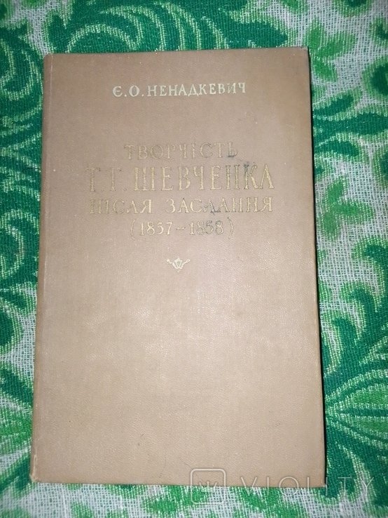 Е.О. Ненадкевич. Творчество Т.Г. Шевченко после ссылки (1857–1858)