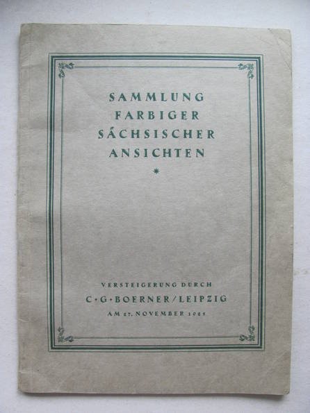 Sammlung farbiger sachsischer Ansichten
